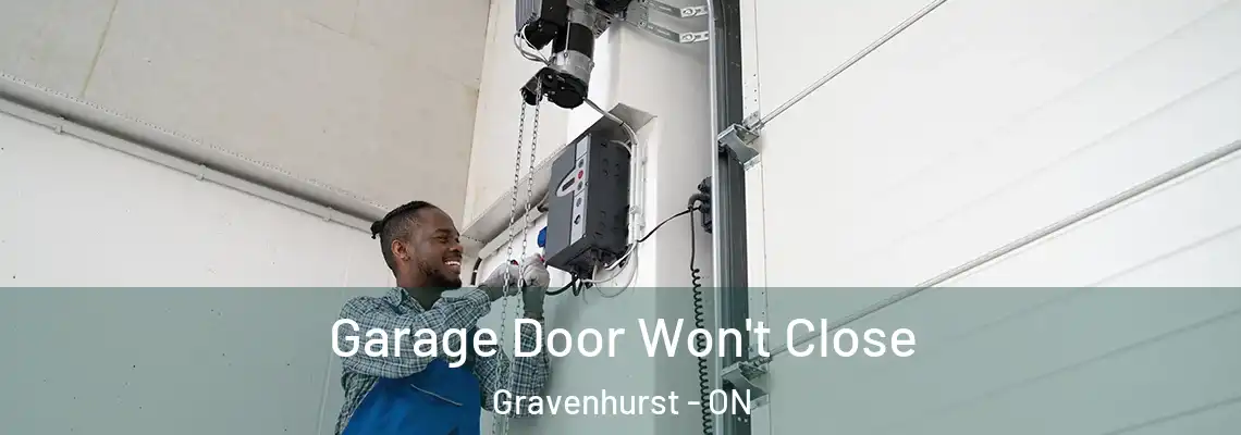 Garage Door Won't Close Gravenhurst - ON