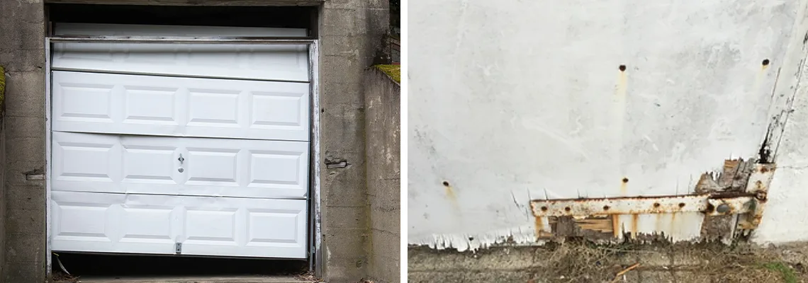 Rotten Commercial Garage Door Repair in Gravenhurst, ON