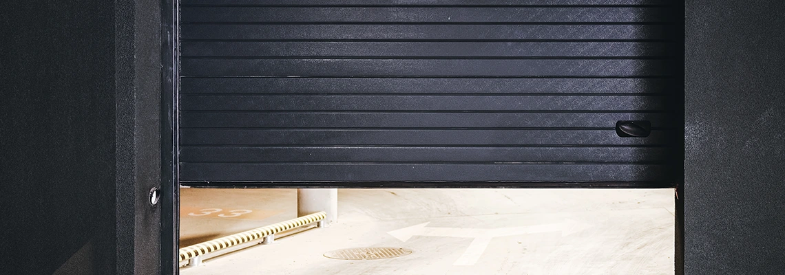 Residential Black Garage Door Installation in Gravenhurst, ON